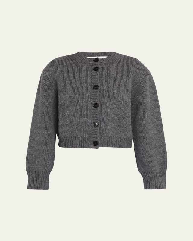 Padded Wool Cardigan